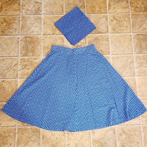 1960’s Groovy Mod Floral Mini Handmade A-Line Skirt - Picture 6 of 7